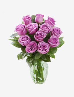 Pretty Flowers Vase Anniversary Arrangement